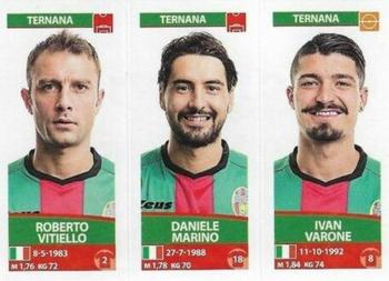 2017-18 Panini Calciatori Stickers #711 Roberto Vitiello / Daniele Marino / Ivan Varone Front