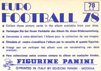 1977-78 Panini Euro Football 78 #78 Malcolm MacDonald / Ray Wilkins Back