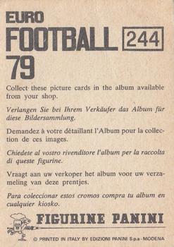 1978-79 Panini Euro Football 79 #244 Wojciech Rudy Back