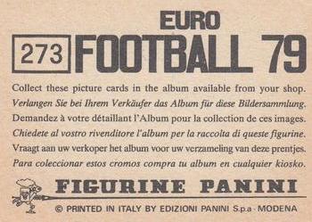 1978-79 Panini Euro Football 79 #273 Stuttgart Back