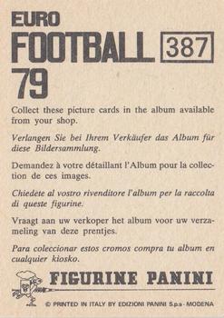 1978-79 Panini Euro Football 79 #387 Vladimir Petrovic Back