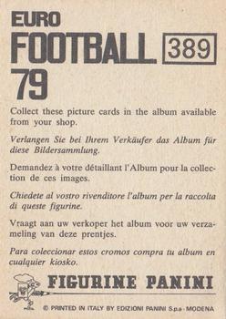 1978-79 Panini Euro Football 79 #389 Sándor Pintér Back