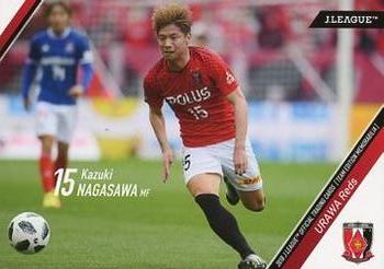 2018 J. League Official Trading Cards Team Edition Memorabilia Urawa Reds #11 Kazuki Nagasawa Front