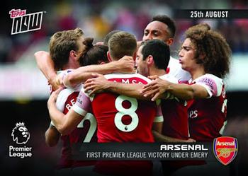 2018-19 Topps Now Premier League #008 Arsenal Front