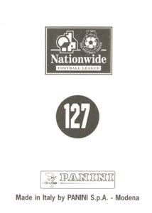 1997 Panini 1st Division  #127 Badge Back
