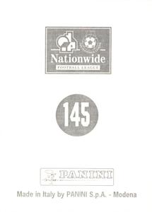 1997 Panini 1st Division  #145 Rob Newman Back