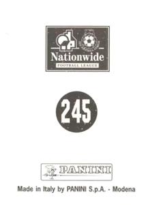 1997 Panini 1st Division  #245 Badge Back