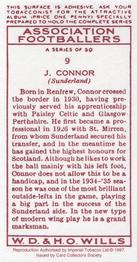 1997 Card Collectors 1935 Wills's Association Footballers (Reprint) #9 Jimmy Connor Back