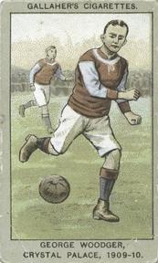 1910 Gallaher Association Football Club Colours #45 George Woodger Front