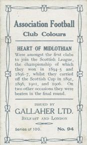 1910 Gallaher Association Football Club Colours #94 F. McLaren Back