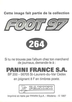 1996-97 Panini Foot 97 #264 Vincent Guerin Back