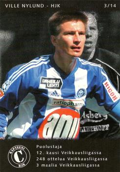 2004 Cardset Veikkausliiga - Kapteenit #3 Ville Nylund Back