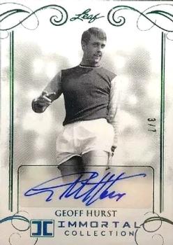 2018 Leaf Soccer Immortal Collection - Autographs Green #BA-GH1 Geoff Hurst Front