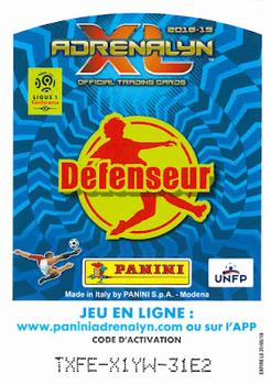 2018-19 Panini Adrenalyn XL Ligue 1 #291 Jérémy Gelin Back