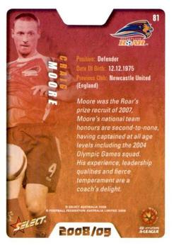 2008-09 Select A-League #81 Craig Moore Back