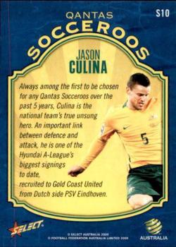 2009-10 Select A-League - Socceroos #S10 Jason Culina Back