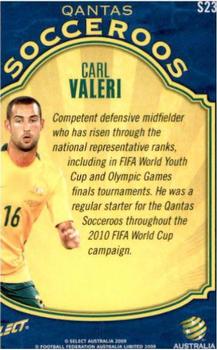 2009-10 Select A-League - Socceroos #S23 Carl Valeri Back