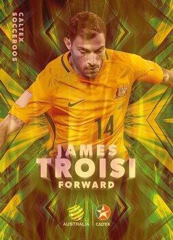 2018 Tap 'N' Play Caltex Socceroos - Silver #18 James Troisi Front