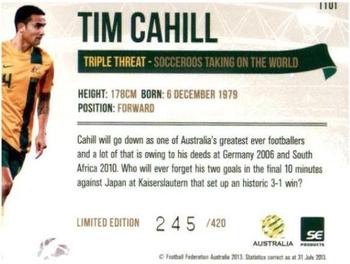 2013-14 SE Products A-League & Socceroos - Triple Threat #TT1 Tim Cahill Back