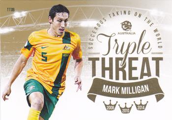 2013-14 SE Products A-League & Socceroos - Triple Threat #TT6 Mark Milligan Front