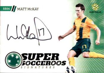 2013-14 SE Products A-League & Socceroos - Socceroos Signatures #SS5 Matt McKay Front