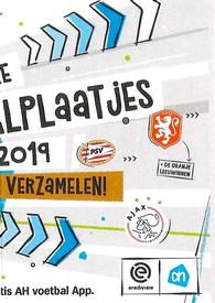 2019 Albert Heijn Eredivisie Voetbalplaatjes #83 Jan-Arie van der Heijden Back