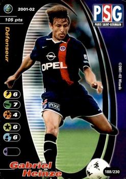 2001-02 Wizards of the Coast Football Champions (France) #188 Gabriel Heinze Front