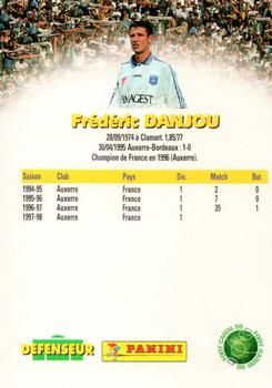 1998-99 Panini Foot Cards 98 #4 Frederic Danjou Back