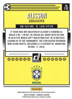 2018-19 Donruss #110 Alisson Back