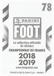 2018-19 Panini FOOT #78 Yoël Armougom Back