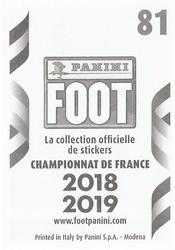 2018-19 Panini FOOT #81 Romain Genevois Back