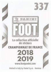 2018-19 Panini FOOT #337 Téji Savanier Back