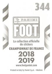 2018-19 Panini FOOT #344 Baptiste Guillaume Back