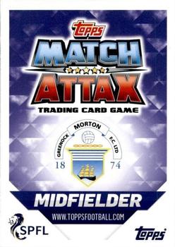 2018-19 Topps Match Attax SPFL #275 Chris Millar Back