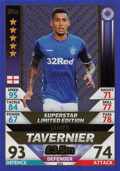 2018-19 Topps Match Attax SPFL - Superstar Limited Edition #LE12 James Tavernier Front