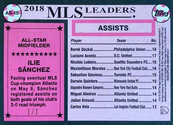 2019 Topps MLS - All-Stars Black #AS-IS Ilie Sanchez Back