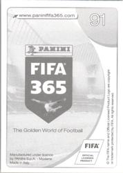 2017 Panini FIFA 365 Stickers #91 Mateo Musacchio Back