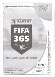 2017 Panini FIFA 365 Stickers #139 Olympique Lyonnais logo Back