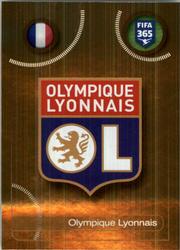2017 Panini FIFA 365 Stickers #139 Olympique Lyonnais logo Front