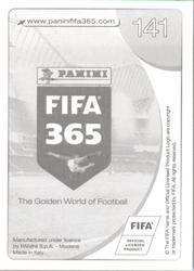 2017 Panini FIFA 365 Stickers #141 Rachid Ghezzal Back