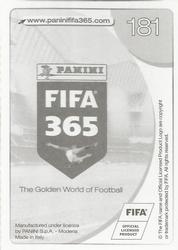 2017 Panini FIFA 365 Stickers #181 R. Standard de Liege logo Back