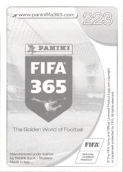 2017 Panini FIFA 365 Stickers #223 Birkir Bjarnason Back