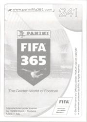 2017 Panini FIFA 365 Stickers #241 Gonzalo Higuaín Back