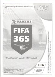 2017 Panini FIFA 365 Stickers #461 Carl Valeri Back
