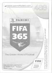 2017 Panini FIFA 365 Stickers #488 Nahuel Guzman Back