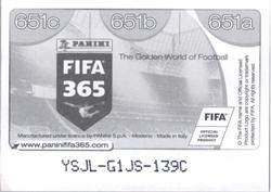 2017 Panini FIFA 365 Stickers #651 Jonatan Maidana / Eder Balanta / Camilo Mayada Back