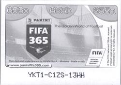 2017 Panini FIFA 365 Stickers #655 Driussi / Mora / Alario Back