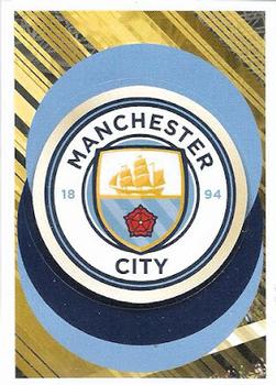 2019 Panini FIFA 365 (Blue Back) #4 Manchester City Logo Front