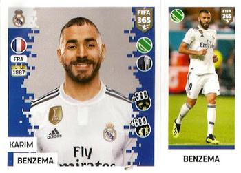 2019 Panini FIFA 365 (Blue Back) #89 Karim Benzema Front