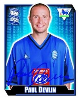 2002-03 Merlin F.A. Premier League 2003 #81 Paul Devlin Front